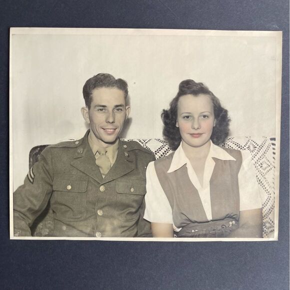 Love and Marriage Vintage Antique Couple Portrait Snapshot Photograph Lot - Picture 5 of 14